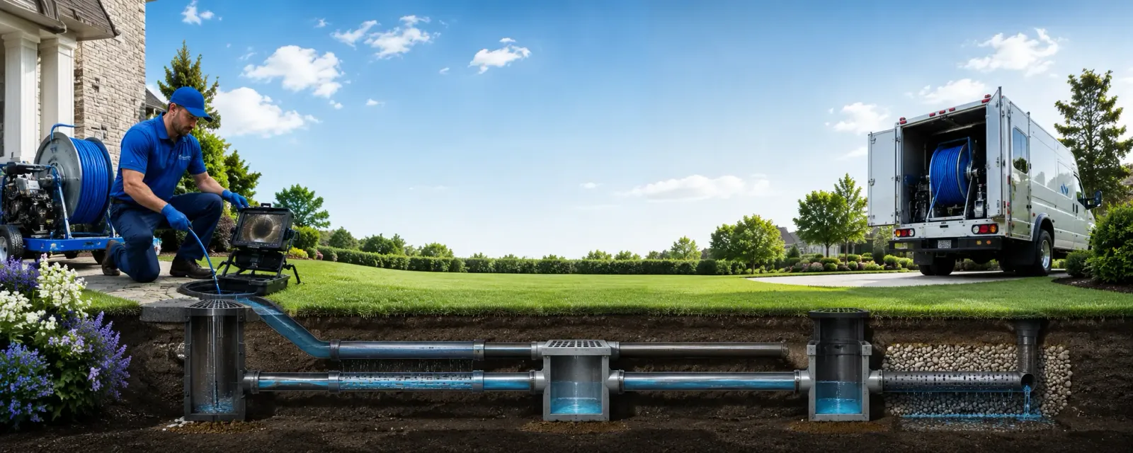 Outdoor drain cleaning information for Hartland, WI